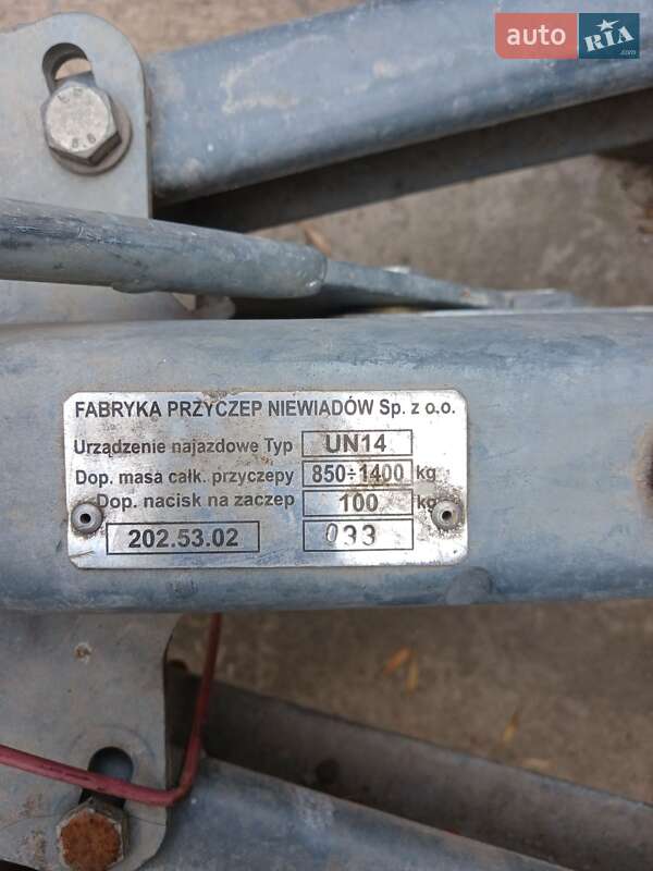 Другие прицепы Niewiadow Н 2003 в Николаеве фото 3 Другие прицепы Niewiadow Н 2003 в Николаеве