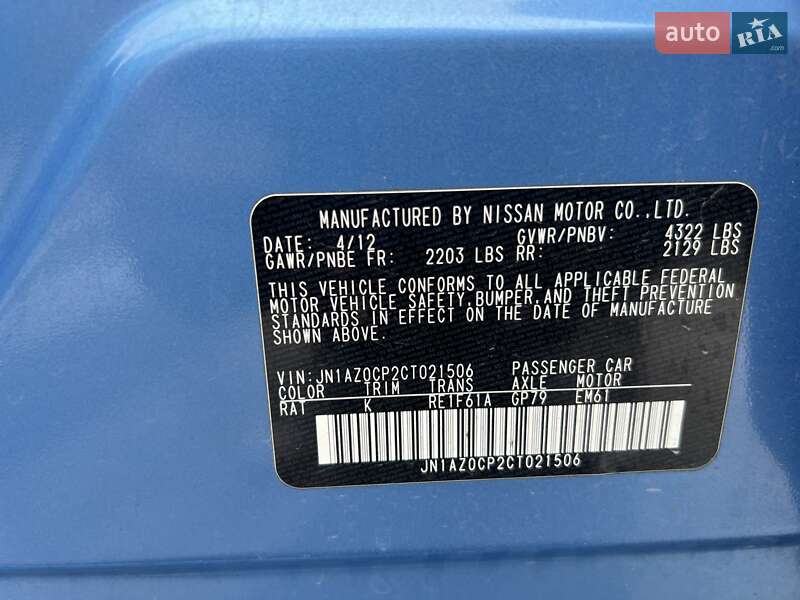 Хетчбек Nissan Leaf 2012 в Києві