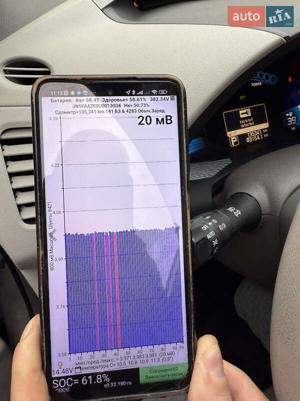 Хэтчбек Nissan Leaf 2012 в Умани