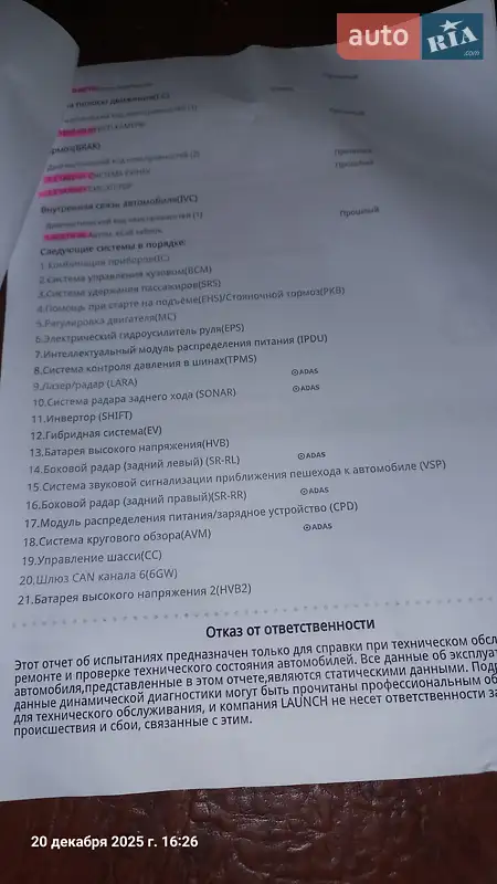 Хэтчбек Nissan Leaf 2022 в Полтаве документ