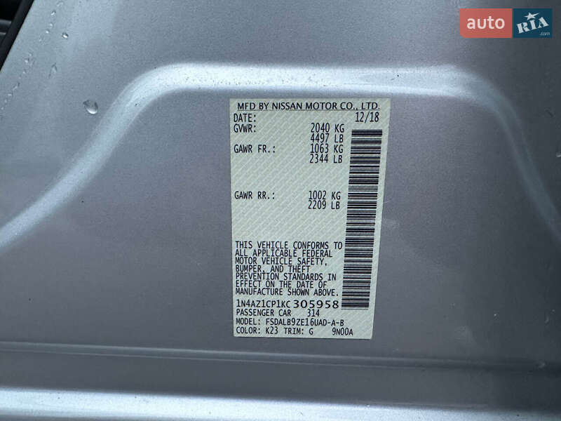 Хэтчбек Nissan Leaf 2018 в Тернополе