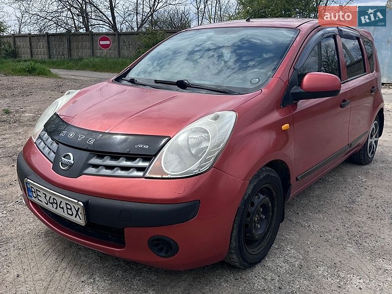 2006 Nissan Note, VIN SJNFCAE11U1094585:plate — фото 1 (autoria)