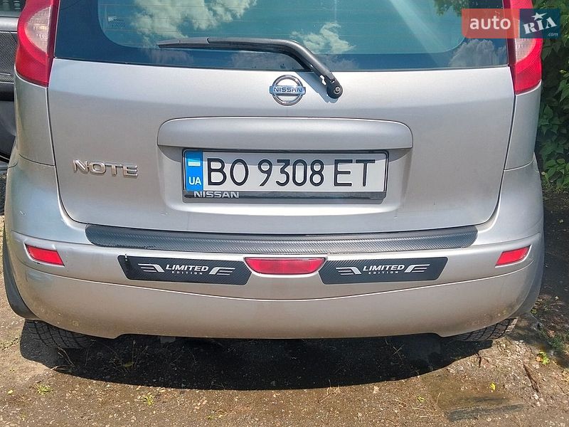 2008 Nissan Note, VIN SJNFCAE11U1305052:plate — фото 1 (autoria)