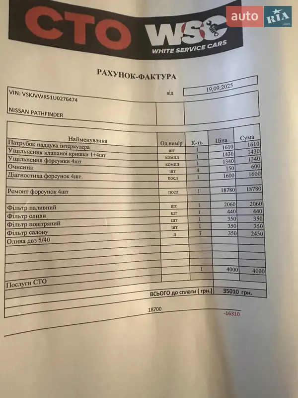 Внедорожник / Кроссовер Nissan Pathfinder 2007 в Киеве документ