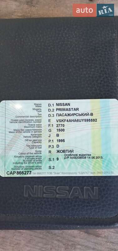 Універсал Nissan Primastar 2006 в Білгороді-Дністровському