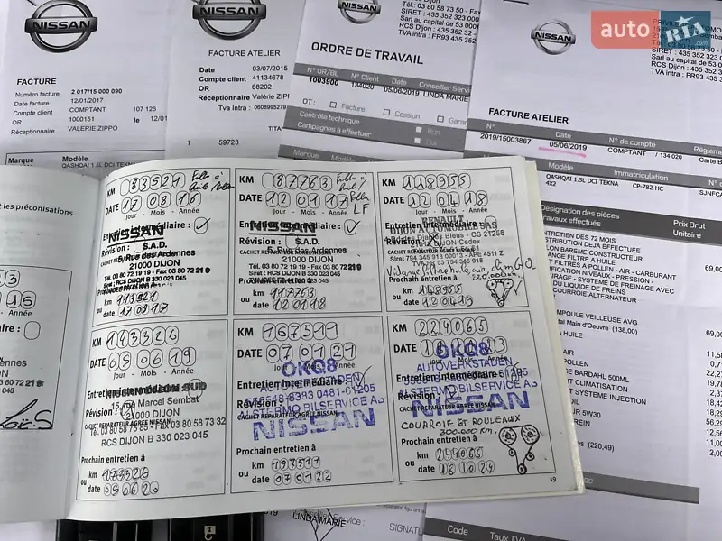 Внедорожник / Кроссовер Nissan Qashqai 2013 в Дубно документ