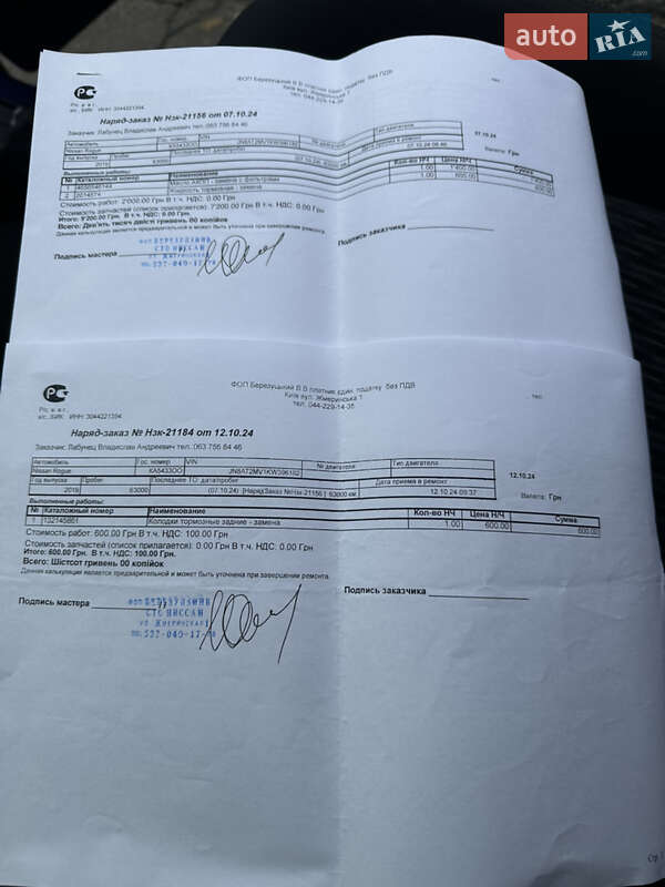 Внедорожник / Кроссовер Nissan Rogue 2019 в Киеве