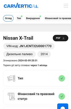 Внедорожник / Кроссовер Nissan X-Trail 2014 в Хмельницком
