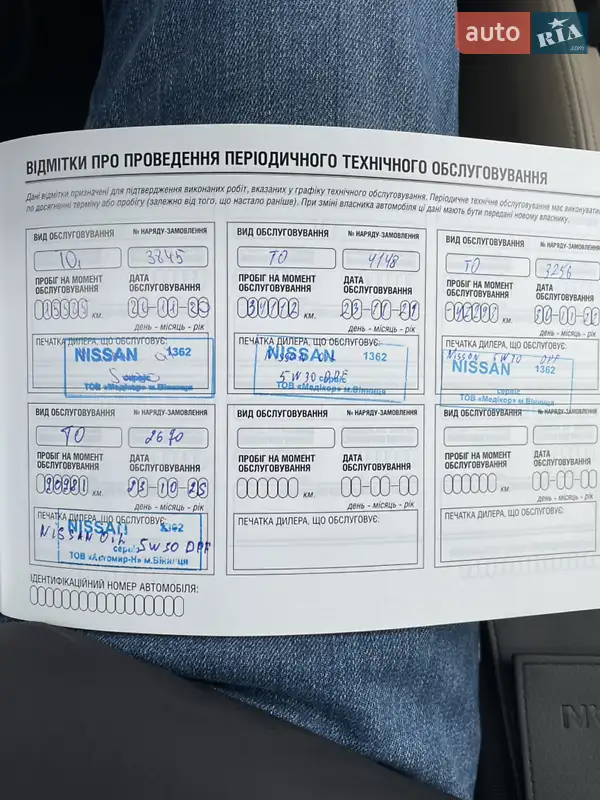 Позашляховик / Кросовер Nissan X-Trail 2019 в Вінниці документ