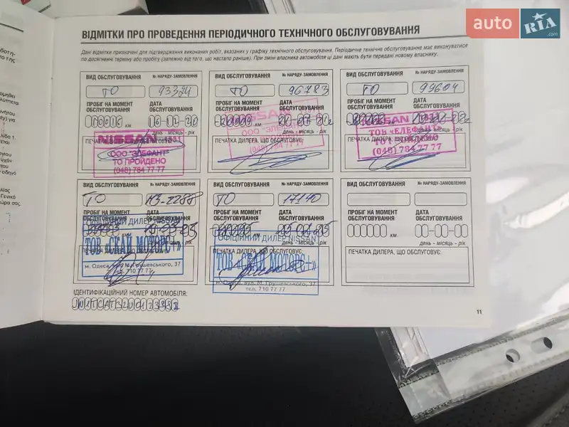 Внедорожник / Кроссовер Nissan X-Trail 2019 в Одессе документ