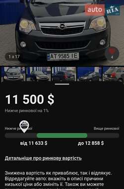 Внедорожник / Кроссовер Opel Antara 2015 в Калуше