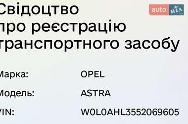 Универсал Opel Astra 2004 в 