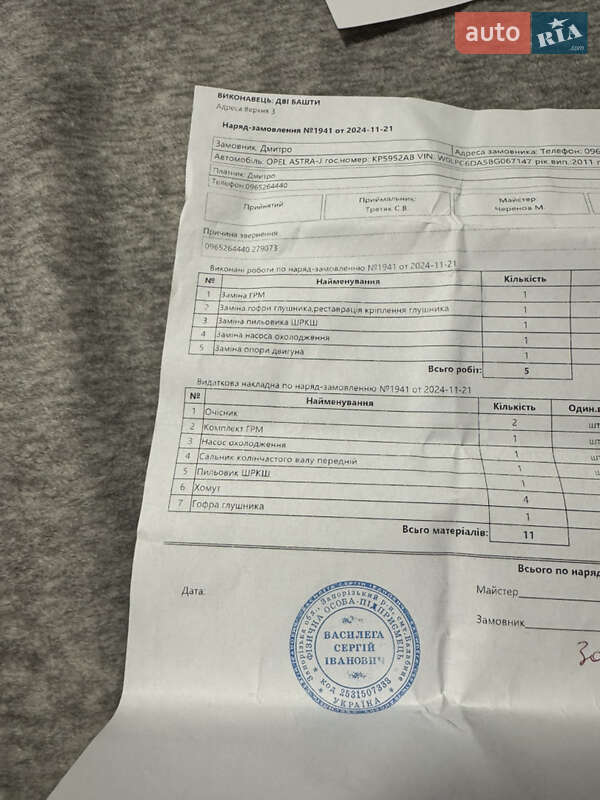 Хэтчбек Opel Astra 2011 в Запорожье