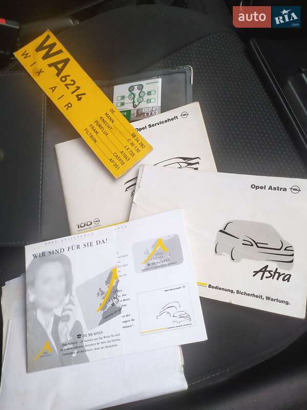 Хэтчбек Opel Astra 2000 в Коломые