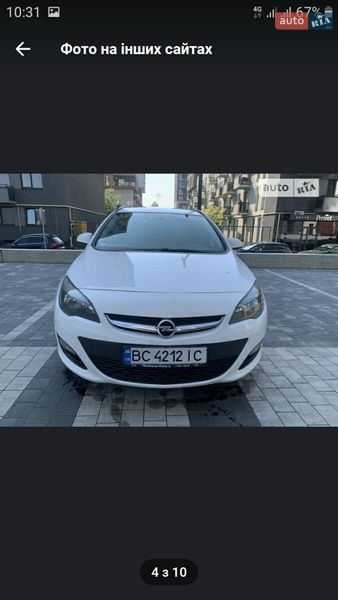 Універсал Opel Astra 2014 в Золочеві