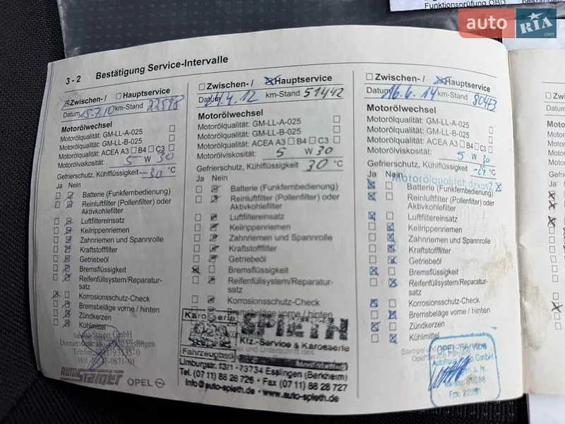 Универсал Opel Astra 2009 в Трускавце документ
