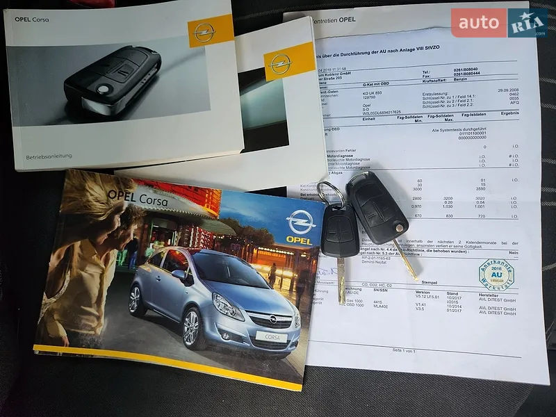 Хетчбек Opel Corsa 2008 в Рівному документ