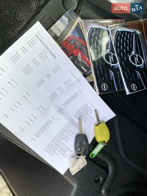 Грузовой фургон Opel Movano 2018 в Хусте документ 2 фото Грузовой фургон Opel Movano 2018 в Хусте документ