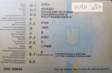 Минивэн Opel Vivaro 2006 в 