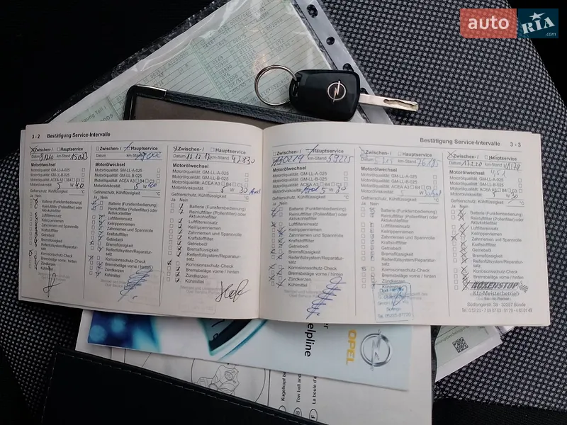 Мінівен Opel Zafira 2009 в Тернополі документ