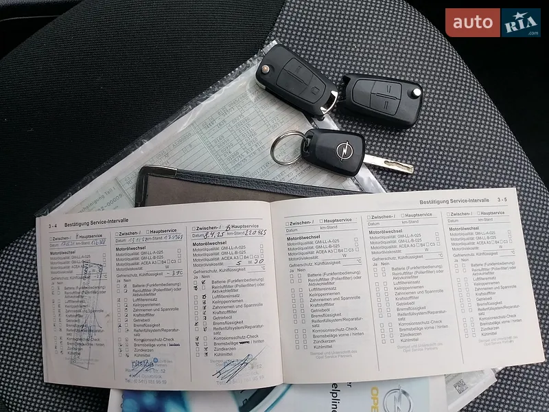 Мінівен Opel Zafira 2009 в Тернополі документ