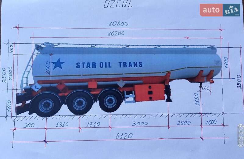 Цистерна полуприцеп Ozgul M 2018 в Киеве