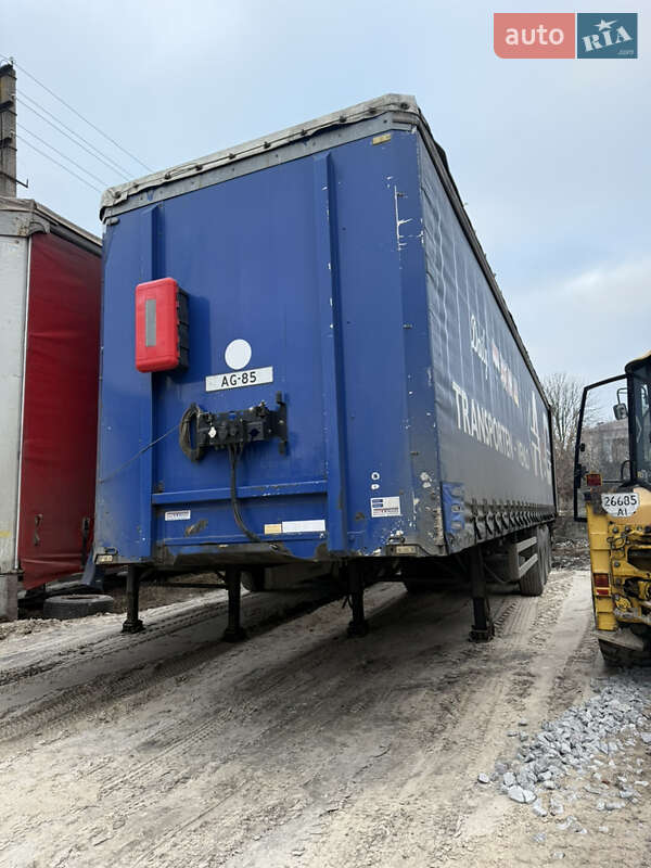 Тентованный борт (штора) - полуприцеп Pacton BPW 2008 в Березане