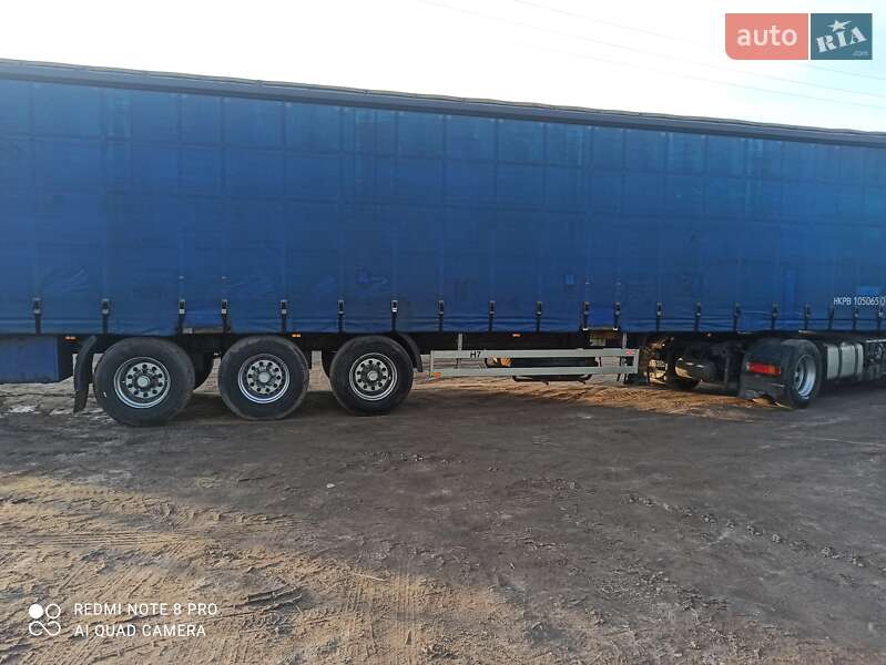 Тентований борт (штора) - напівпричіп Pacton T3-011 2005 в Пулинах