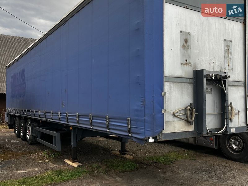 Тентованный борт (штора) - полуприцеп Panav NV 35 2005 в Хусте