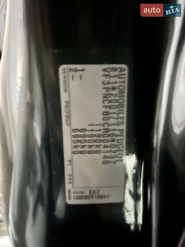 Хетчбек Peugeot 107 2012 в Києві