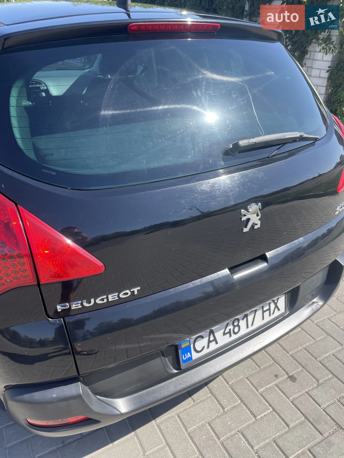 Peugeot 3008 2010 VIN VF30U9HZHAS202369 фото оголошення 10 з 19