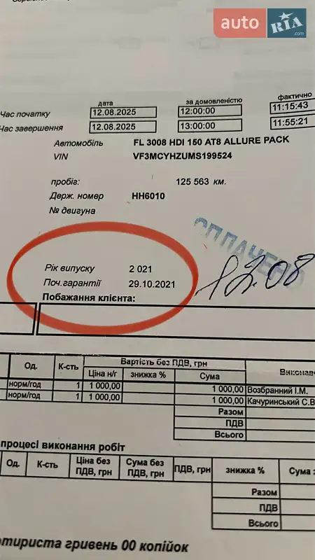 Внедорожник / Кроссовер Peugeot 3008 2021 в Черновцах документ 4 фото Внедорожник / Кроссовер Peugeot 3008 2021 в Черновцах документ