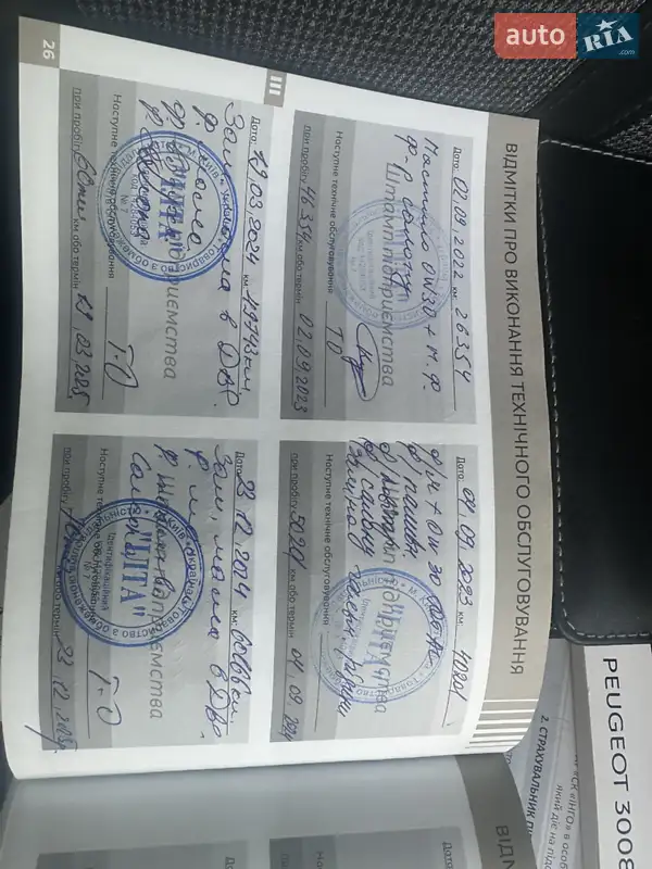 Внедорожник / Кроссовер Peugeot 3008 2019 в Киеве документ