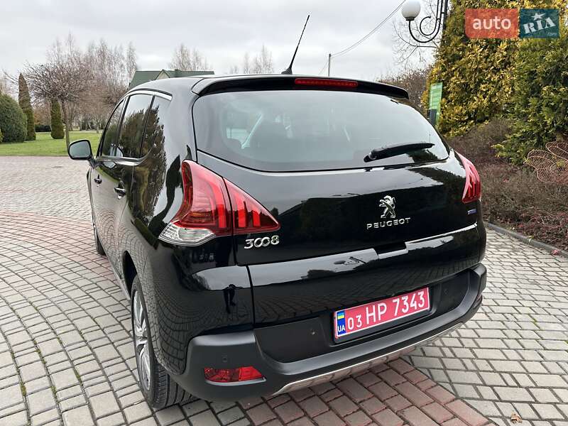 Внедорожник / Кроссовер Peugeot 3008 2016 в Луцке
