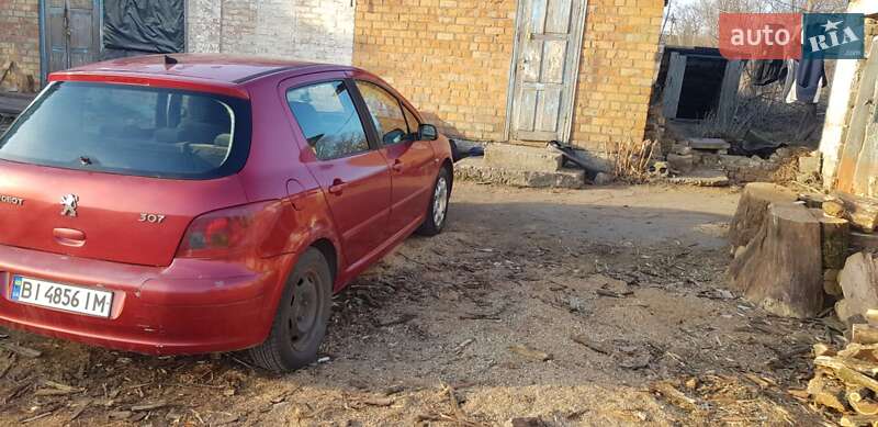 Хетчбек Peugeot 307 2001 в Дніпрі