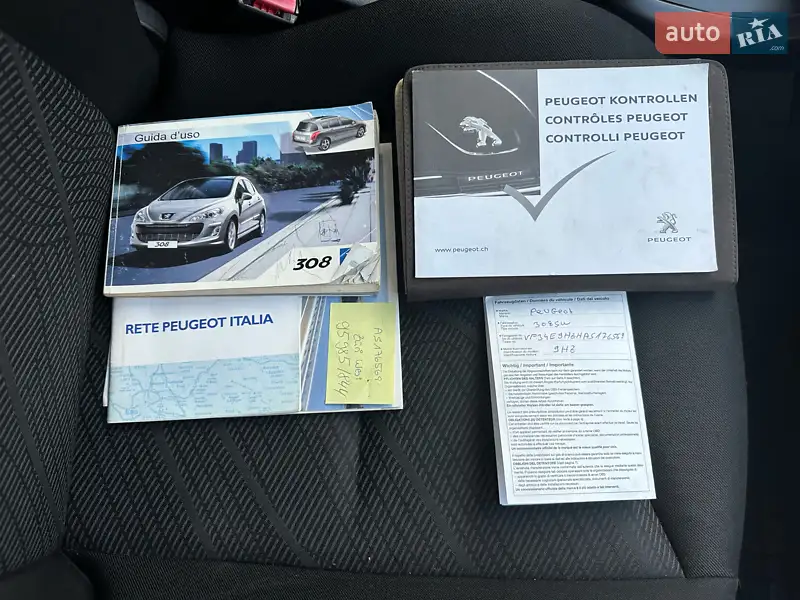 Універсал Peugeot 308 2010 в Львові документ