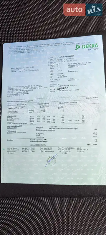 Универсал Peugeot 308 2016 в Луцке документ