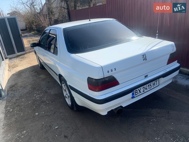 Седан Peugeot 605 1990 в Виннице