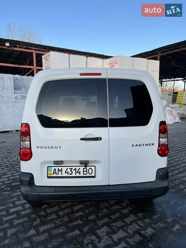 Peugeot Partner 2009 VIN VF37B9HTC9J135240 фото оголошення 6 з 65