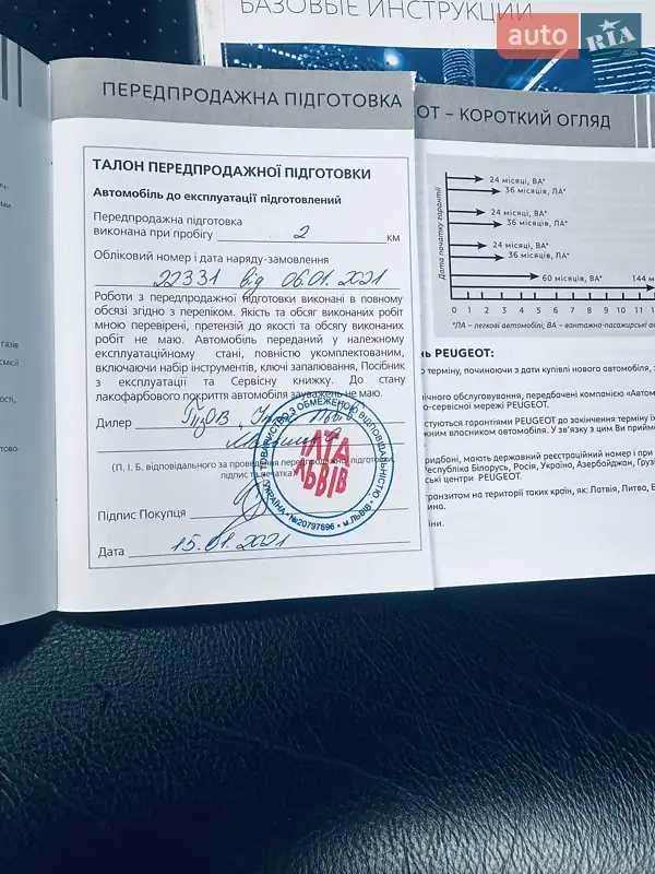 Мінівен Peugeot Traveller 2020 в Києві документ