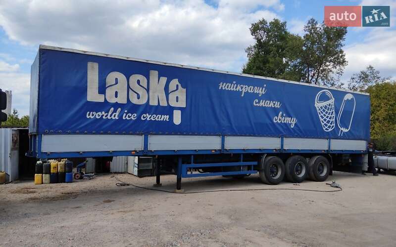 Тентованный борт (штора) - полуприцеп Piacenza S33 1993 в Днепре