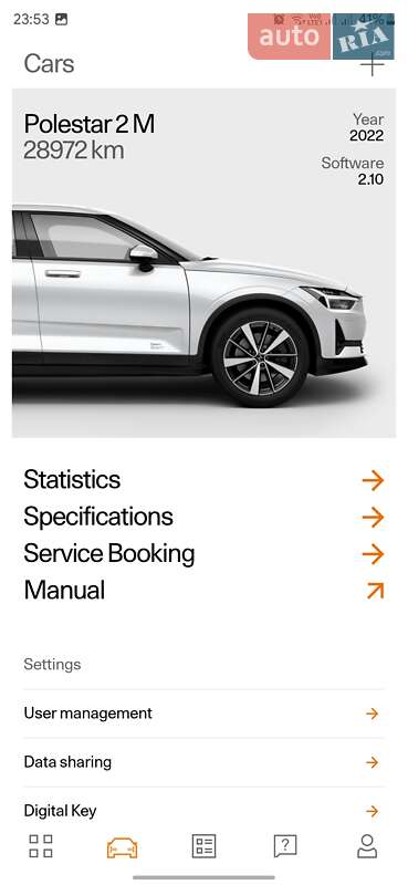 Фастбэк Polestar 2 2022 в Киеве