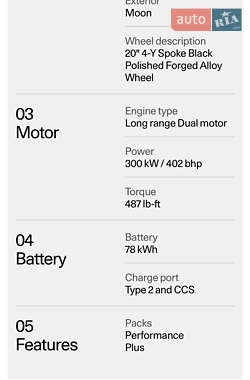 Лифтбек Polestar 2 2021 в 