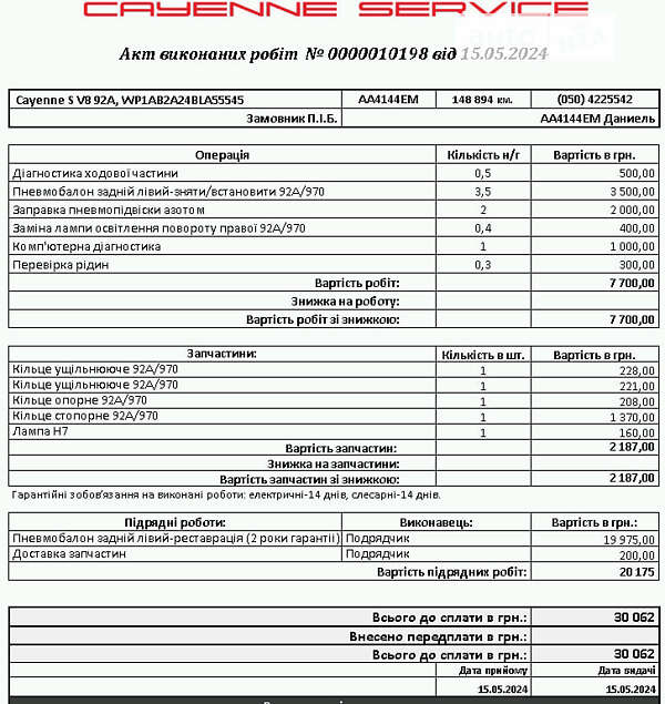 Внедорожник / Кроссовер Porsche Cayenne 2011 в Киеве