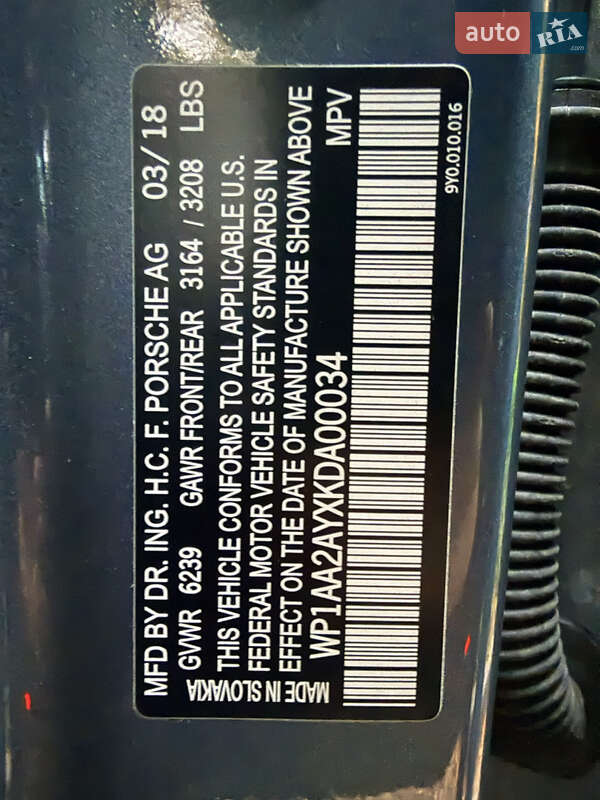 Внедорожник / Кроссовер Porsche Cayenne 2018 в Львове фото 2 Внедорожник / Кроссовер Porsche Cayenne 2018 в Львове