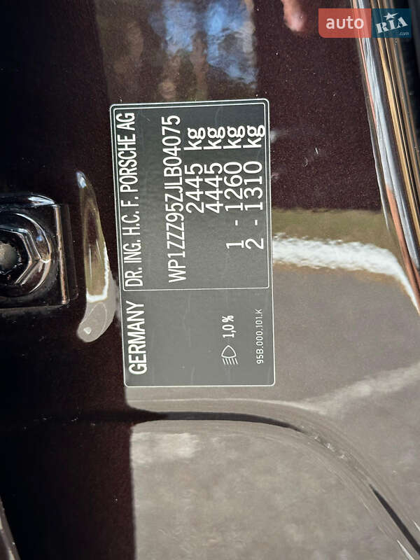 Внедорожник / Кроссовер Porsche Macan 2017 в Киеве