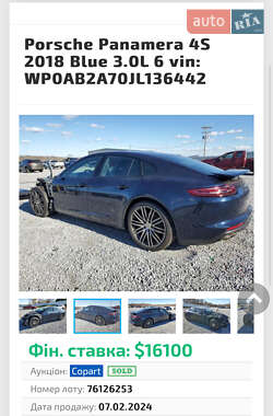 Фастбэк Porsche Panamera 2018 в 