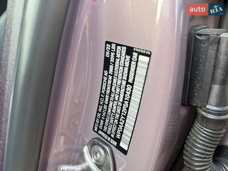 Седан Porsche Taycan 2022 в Ровно фото 30 Седан Porsche Taycan 2022 в Ровно