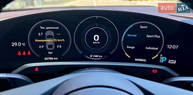 Седан Porsche Taycan 2020 в Киеве