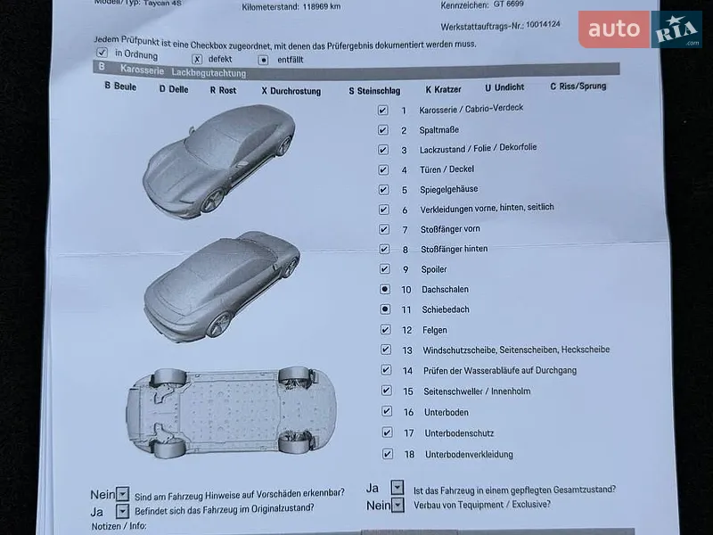 Седан Porsche Taycan 2020 в Хмельницком документ